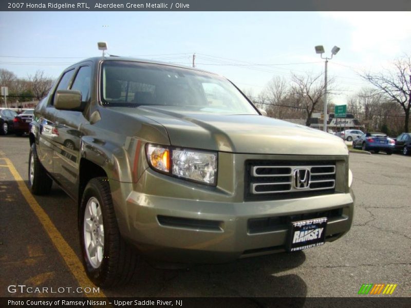 Aberdeen Green Metallic / Olive 2007 Honda Ridgeline RTL