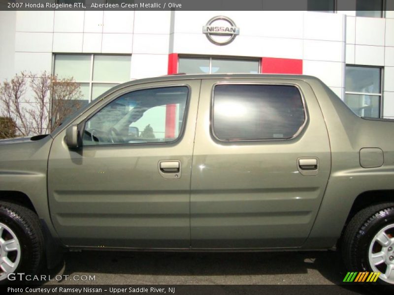 Aberdeen Green Metallic / Olive 2007 Honda Ridgeline RTL