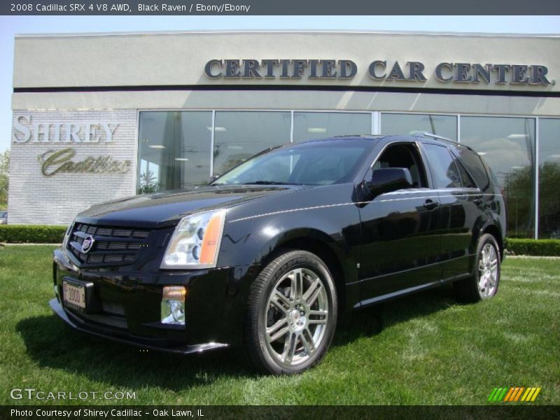 Black Raven / Ebony/Ebony 2008 Cadillac SRX 4 V8 AWD