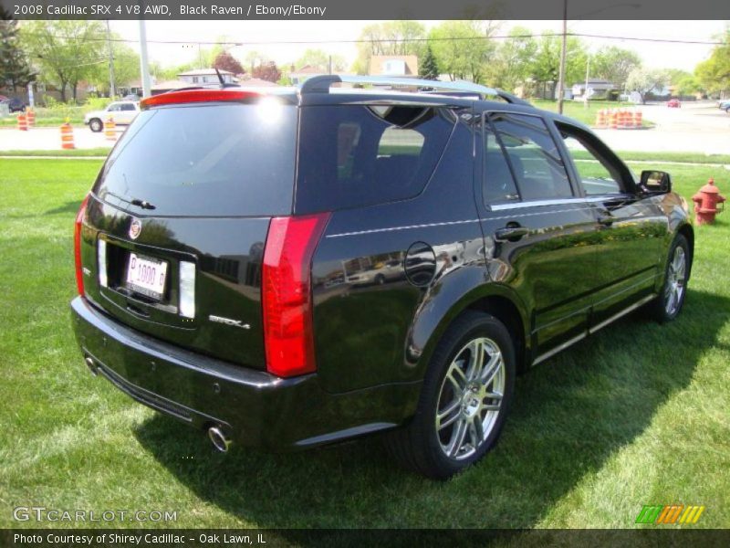 Black Raven / Ebony/Ebony 2008 Cadillac SRX 4 V8 AWD