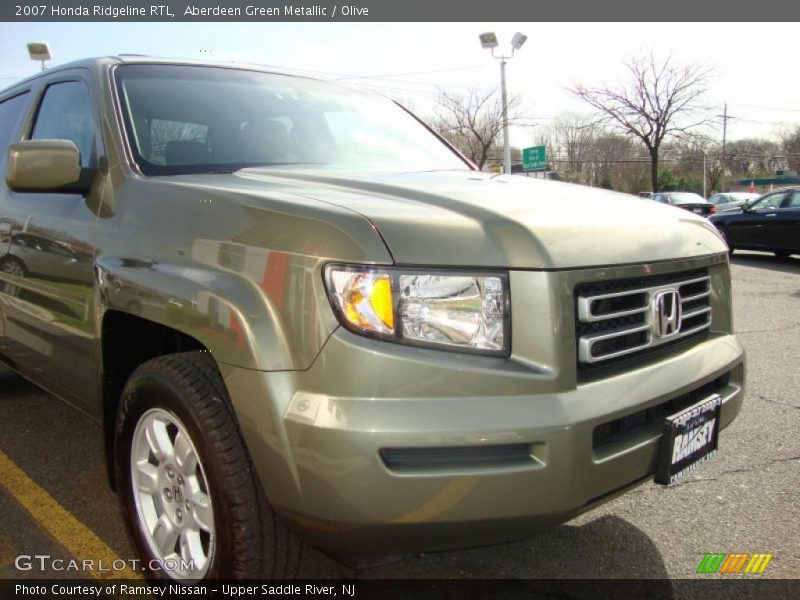 Aberdeen Green Metallic / Olive 2007 Honda Ridgeline RTL