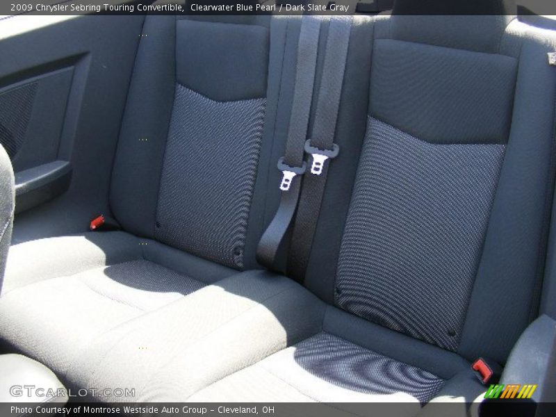 Clearwater Blue Pearl / Dark Slate Gray 2009 Chrysler Sebring Touring Convertible