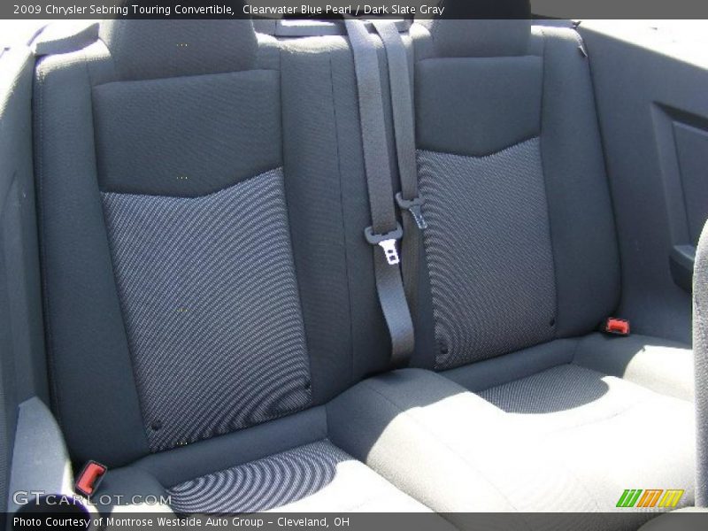 Clearwater Blue Pearl / Dark Slate Gray 2009 Chrysler Sebring Touring Convertible