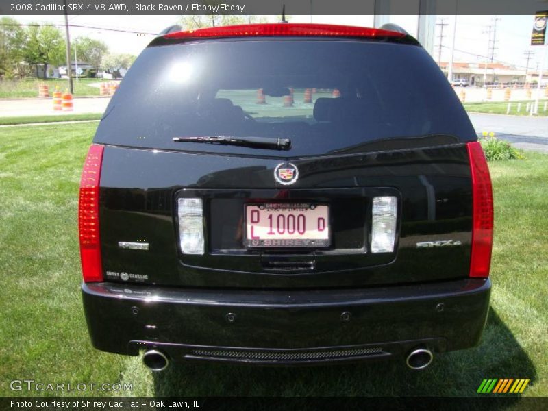 Black Raven / Ebony/Ebony 2008 Cadillac SRX 4 V8 AWD