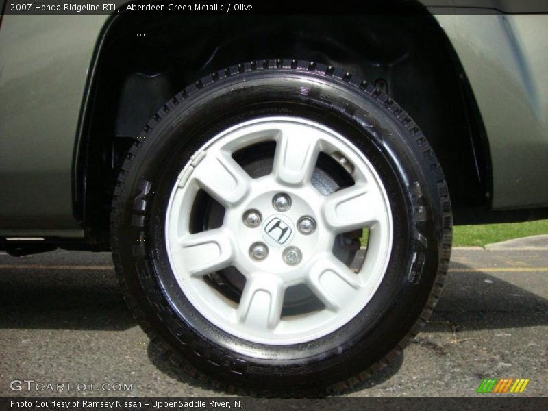 Aberdeen Green Metallic / Olive 2007 Honda Ridgeline RTL