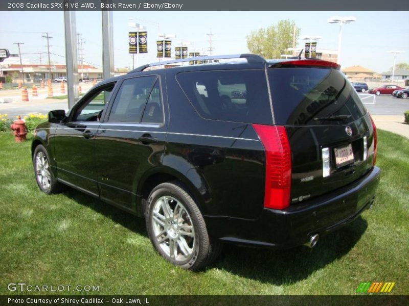Black Raven / Ebony/Ebony 2008 Cadillac SRX 4 V8 AWD