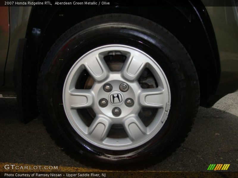 Aberdeen Green Metallic / Olive 2007 Honda Ridgeline RTL