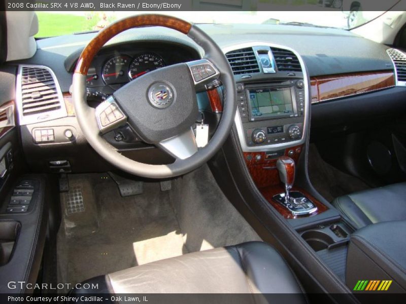 Black Raven / Ebony/Ebony 2008 Cadillac SRX 4 V8 AWD