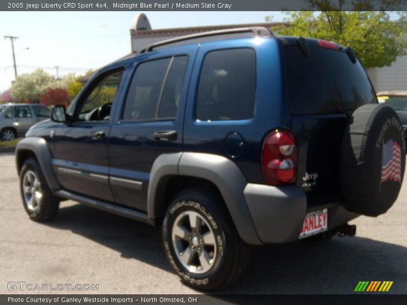 Midnight Blue Pearl / Medium Slate Gray 2005 Jeep Liberty CRD Sport 4x4