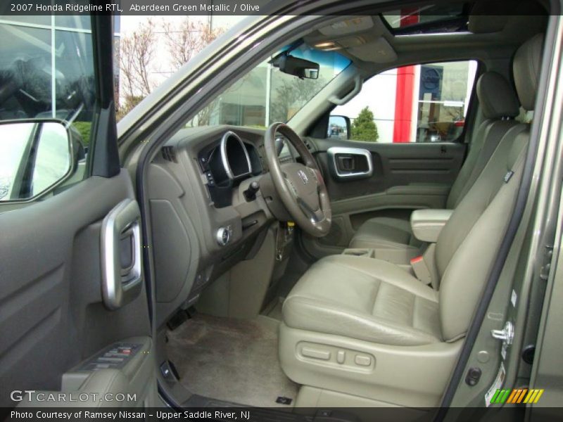 Aberdeen Green Metallic / Olive 2007 Honda Ridgeline RTL
