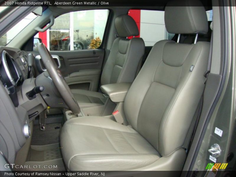  2007 Ridgeline RTL Olive Interior