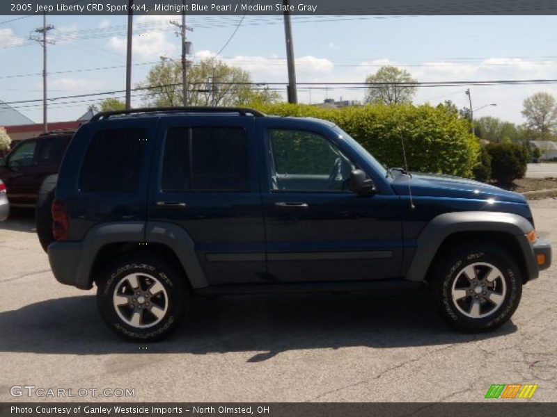 Midnight Blue Pearl / Medium Slate Gray 2005 Jeep Liberty CRD Sport 4x4
