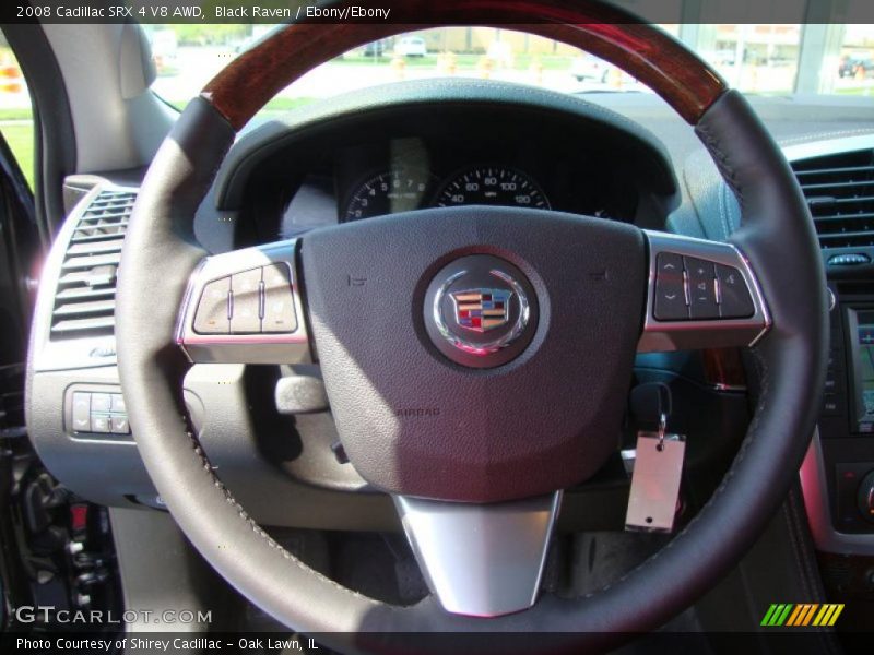 Black Raven / Ebony/Ebony 2008 Cadillac SRX 4 V8 AWD
