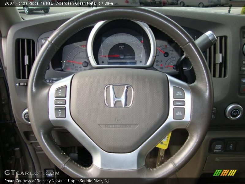 Aberdeen Green Metallic / Olive 2007 Honda Ridgeline RTL