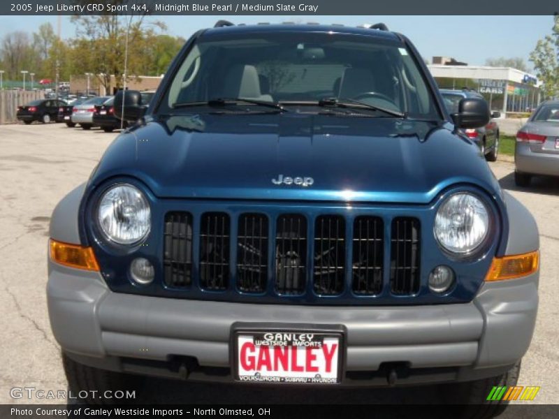Midnight Blue Pearl / Medium Slate Gray 2005 Jeep Liberty CRD Sport 4x4