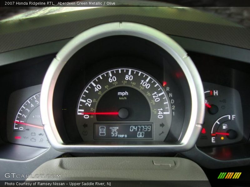 Aberdeen Green Metallic / Olive 2007 Honda Ridgeline RTL
