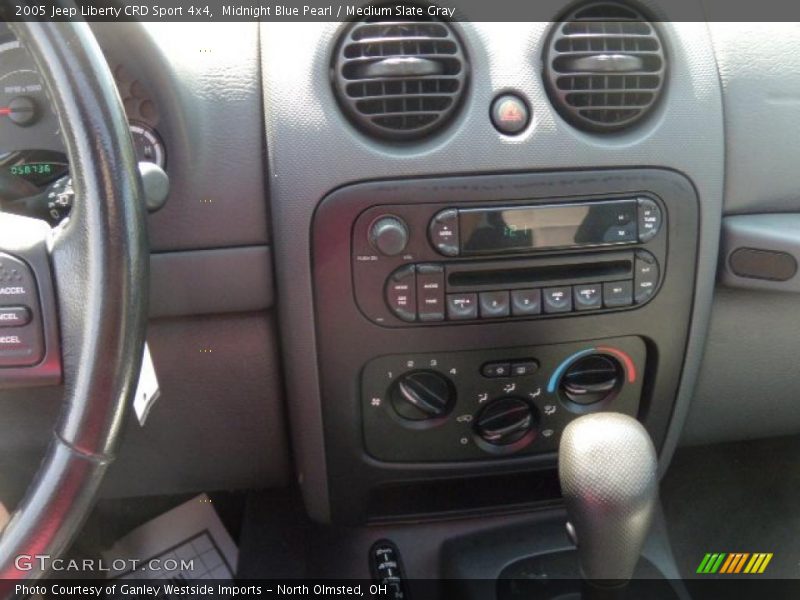 Midnight Blue Pearl / Medium Slate Gray 2005 Jeep Liberty CRD Sport 4x4