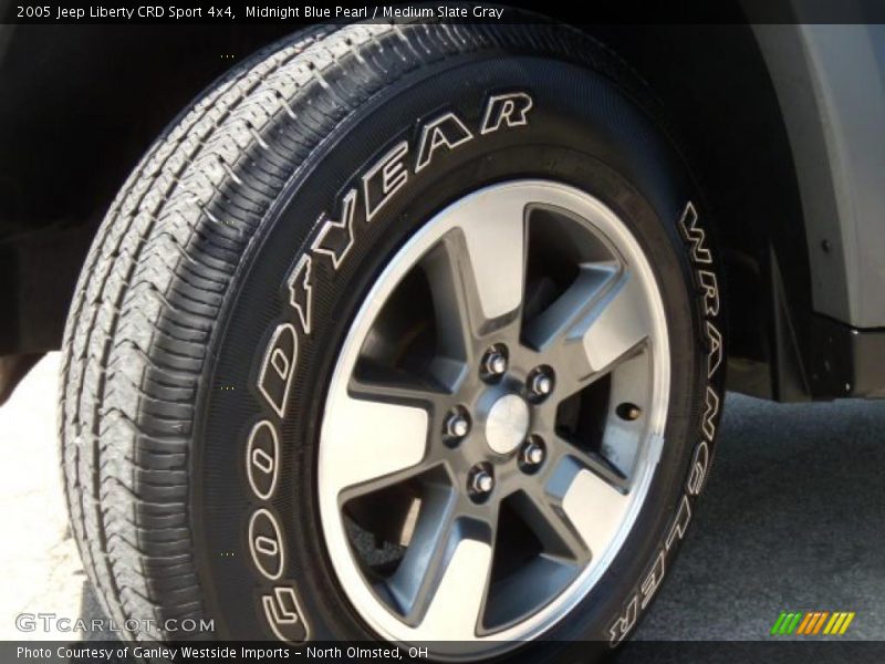 Midnight Blue Pearl / Medium Slate Gray 2005 Jeep Liberty CRD Sport 4x4