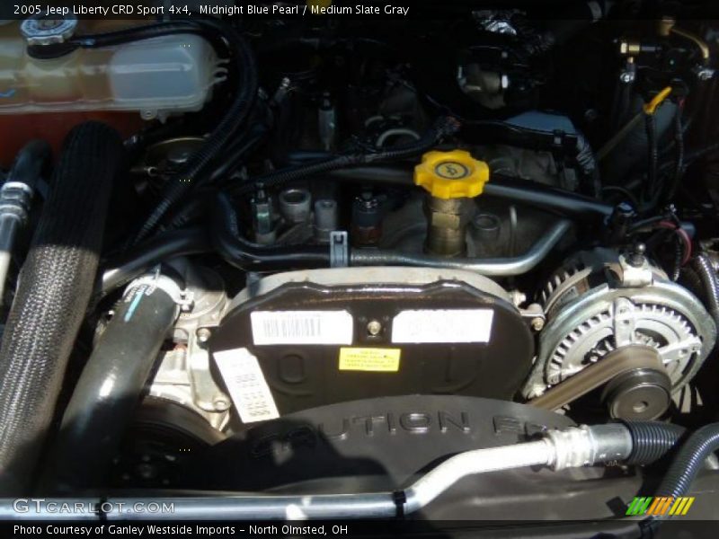 Midnight Blue Pearl / Medium Slate Gray 2005 Jeep Liberty CRD Sport 4x4