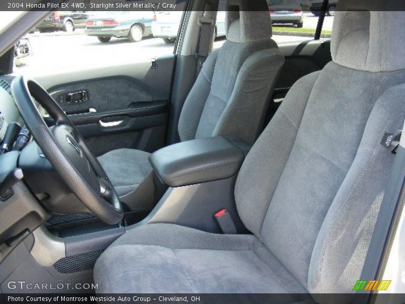 Starlight Silver Metallic / Gray 2004 Honda Pilot EX 4WD