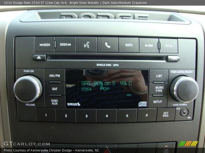 Bright Silver Metallic / Dark Slate/Medium Graystone 2010 Dodge Ram 2500 ST Crew Cab 4x4