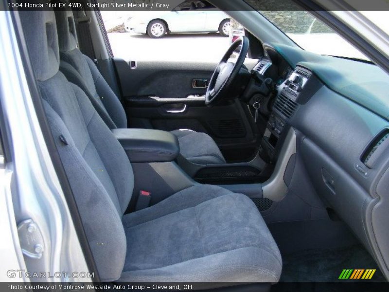 Starlight Silver Metallic / Gray 2004 Honda Pilot EX 4WD