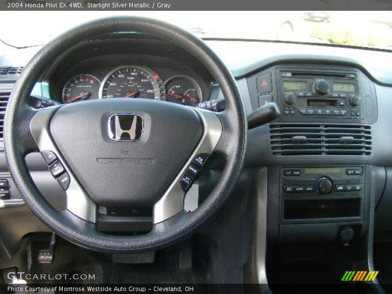Starlight Silver Metallic / Gray 2004 Honda Pilot EX 4WD