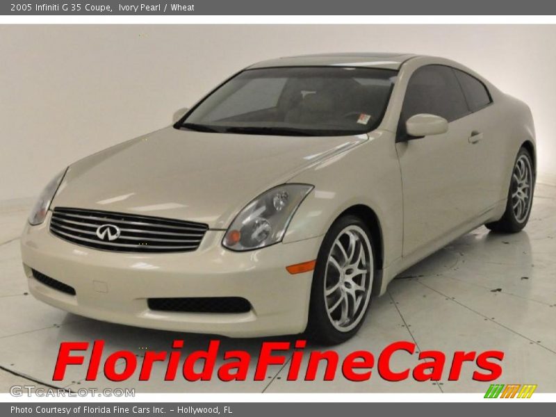 Ivory Pearl / Wheat 2005 Infiniti G 35 Coupe