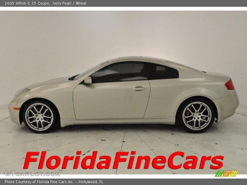 Ivory Pearl / Wheat 2005 Infiniti G 35 Coupe