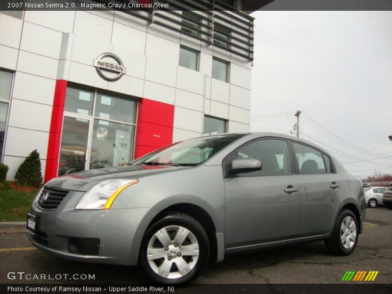 Magnetic Gray / Charcoal/Steel 2007 Nissan Sentra 2.0