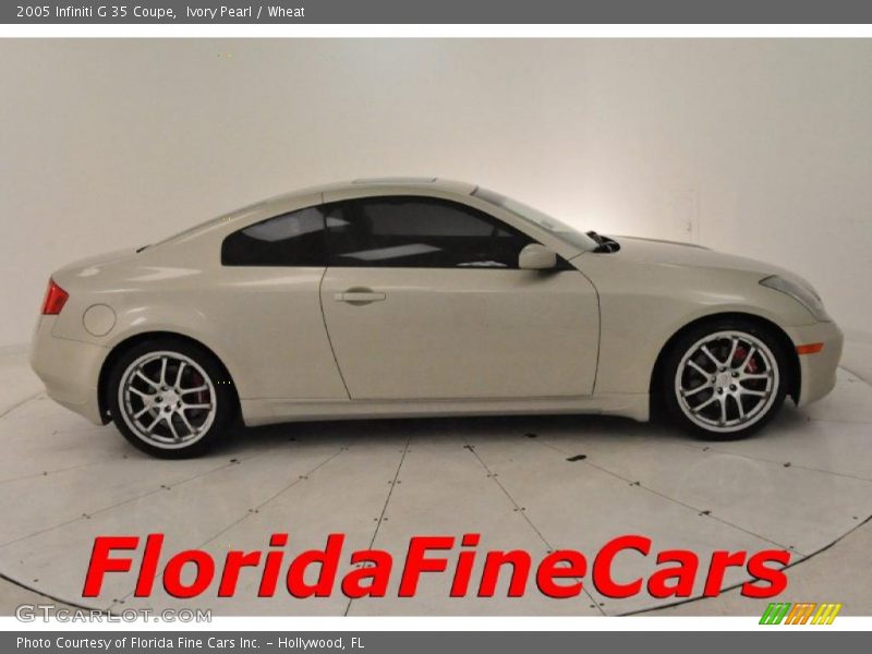Ivory Pearl / Wheat 2005 Infiniti G 35 Coupe
