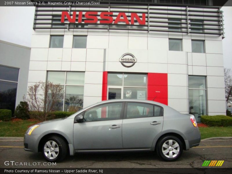 Magnetic Gray / Charcoal/Steel 2007 Nissan Sentra 2.0