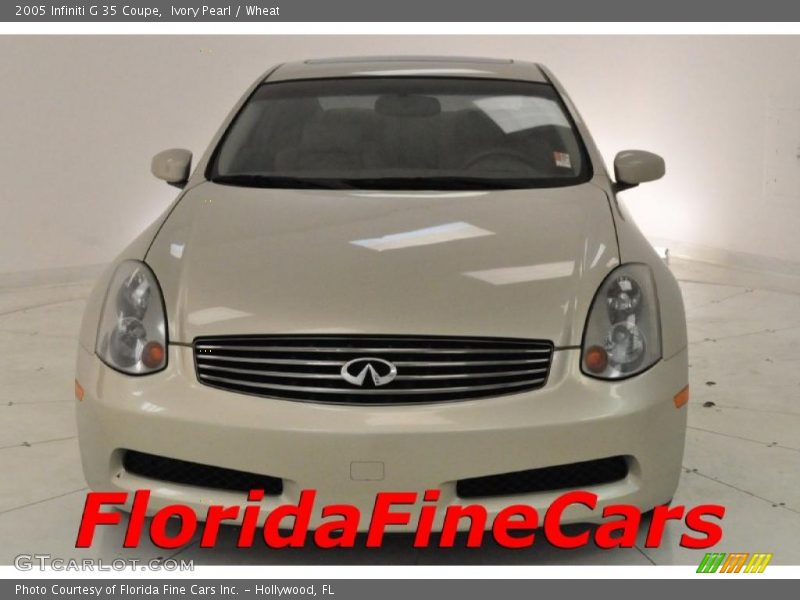 Ivory Pearl / Wheat 2005 Infiniti G 35 Coupe