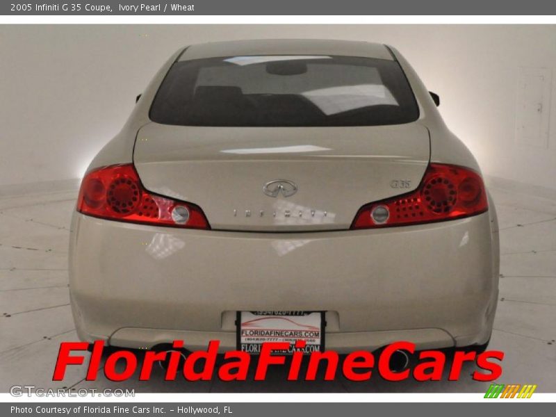 Ivory Pearl / Wheat 2005 Infiniti G 35 Coupe