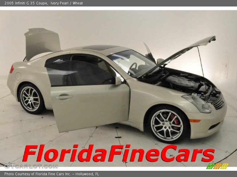 Ivory Pearl / Wheat 2005 Infiniti G 35 Coupe