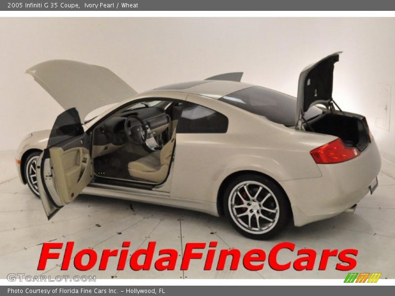 Ivory Pearl / Wheat 2005 Infiniti G 35 Coupe