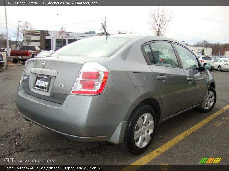 Magnetic Gray / Charcoal/Steel 2007 Nissan Sentra 2.0