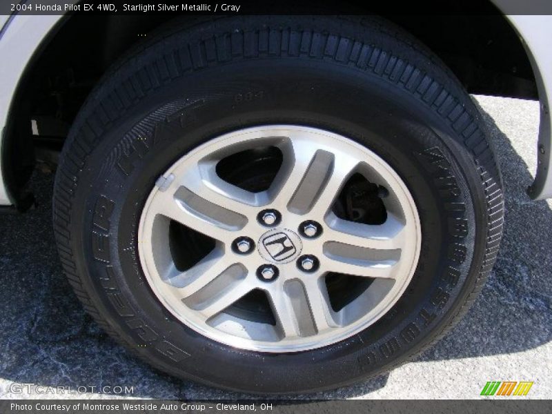 Starlight Silver Metallic / Gray 2004 Honda Pilot EX 4WD