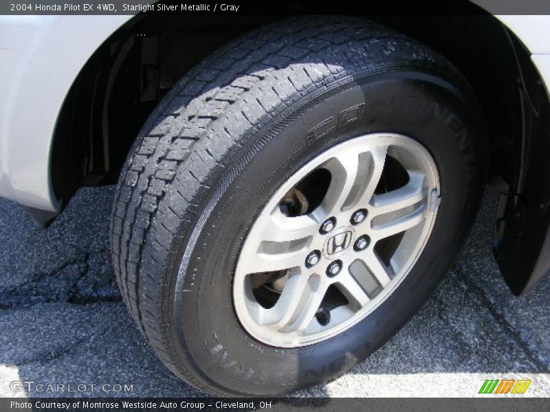 Starlight Silver Metallic / Gray 2004 Honda Pilot EX 4WD