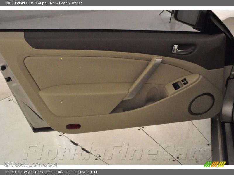 Ivory Pearl / Wheat 2005 Infiniti G 35 Coupe