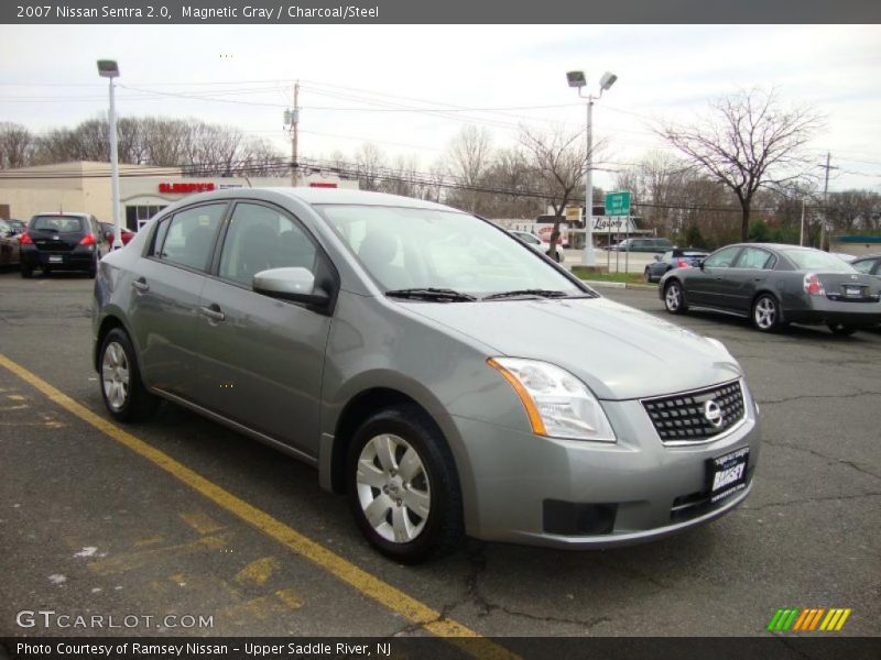 Magnetic Gray / Charcoal/Steel 2007 Nissan Sentra 2.0