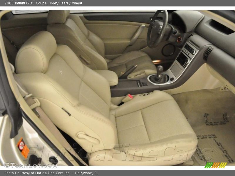 Ivory Pearl / Wheat 2005 Infiniti G 35 Coupe