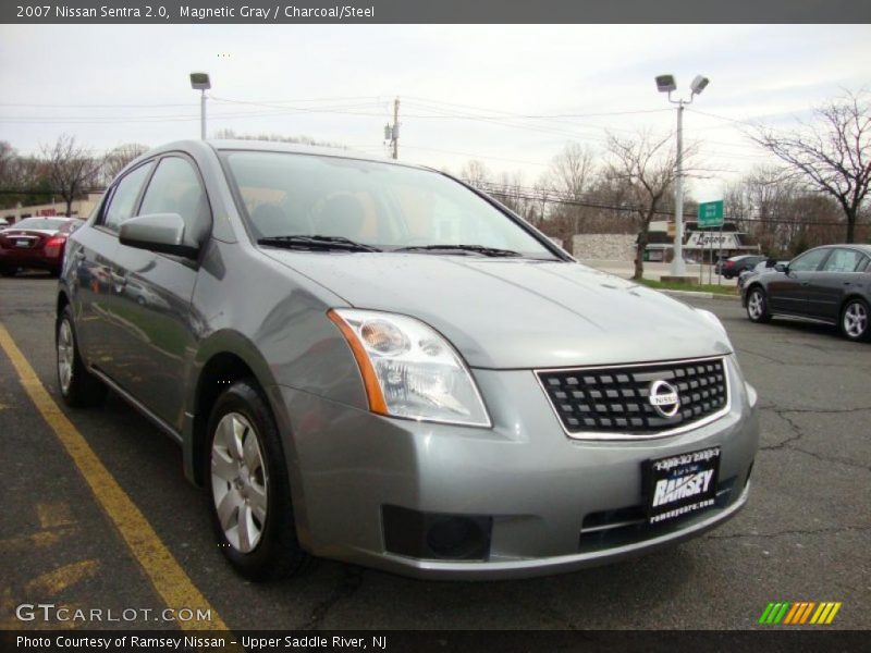 Magnetic Gray / Charcoal/Steel 2007 Nissan Sentra 2.0