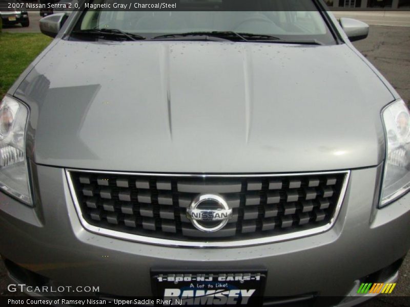 Magnetic Gray / Charcoal/Steel 2007 Nissan Sentra 2.0