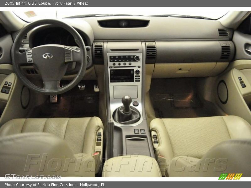 Ivory Pearl / Wheat 2005 Infiniti G 35 Coupe