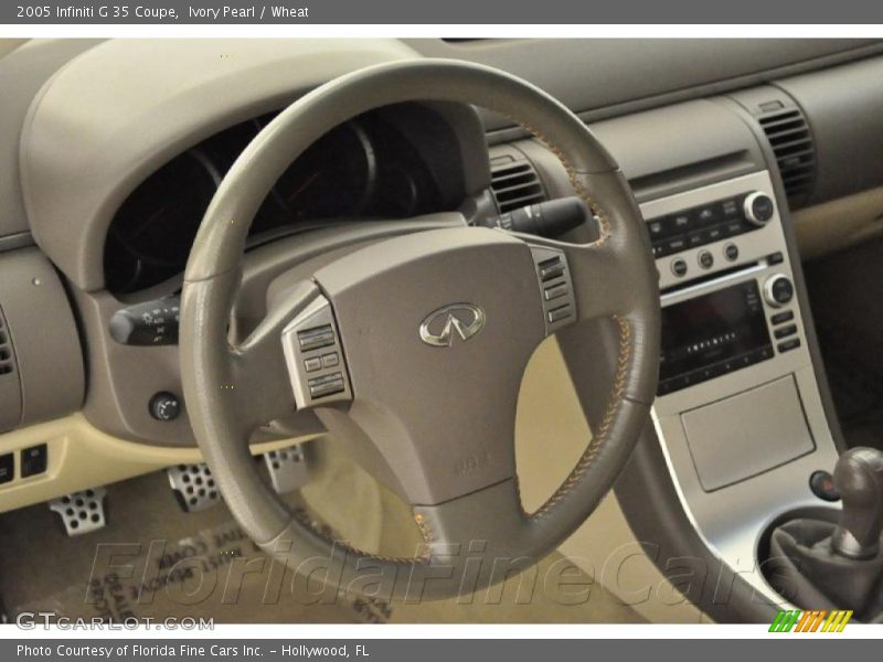 Ivory Pearl / Wheat 2005 Infiniti G 35 Coupe