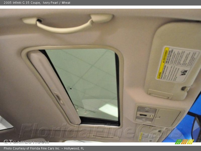 Ivory Pearl / Wheat 2005 Infiniti G 35 Coupe