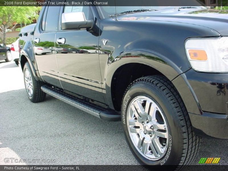 Black / Dark Charcoal 2008 Ford Explorer Sport Trac Limited