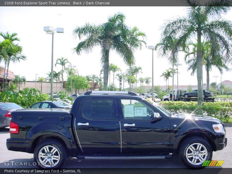 Black / Dark Charcoal 2008 Ford Explorer Sport Trac Limited