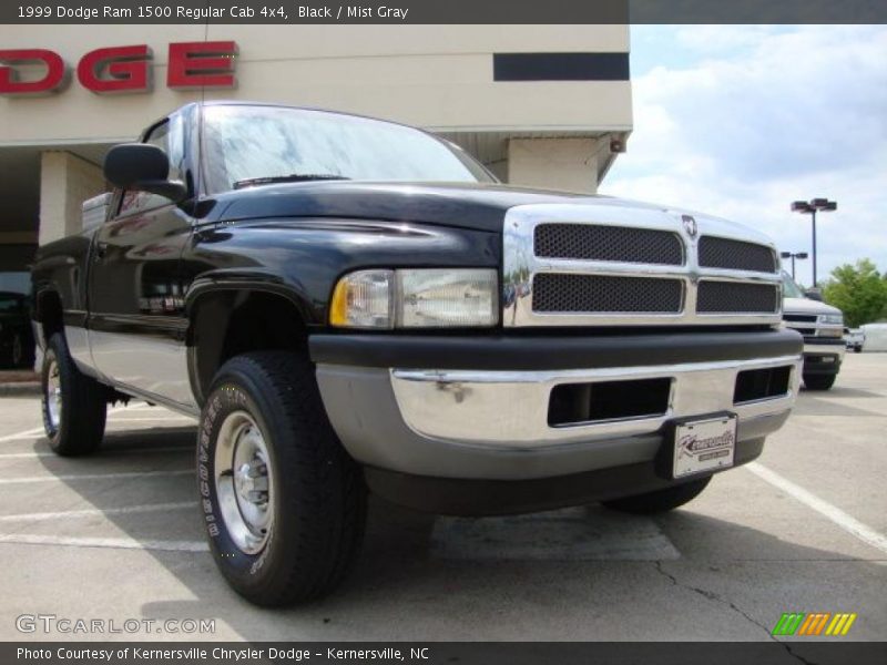 Black / Mist Gray 1999 Dodge Ram 1500 Regular Cab 4x4